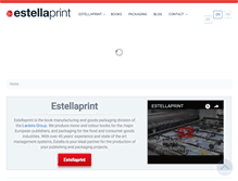 Tablet Screenshot of estellaprint.com
